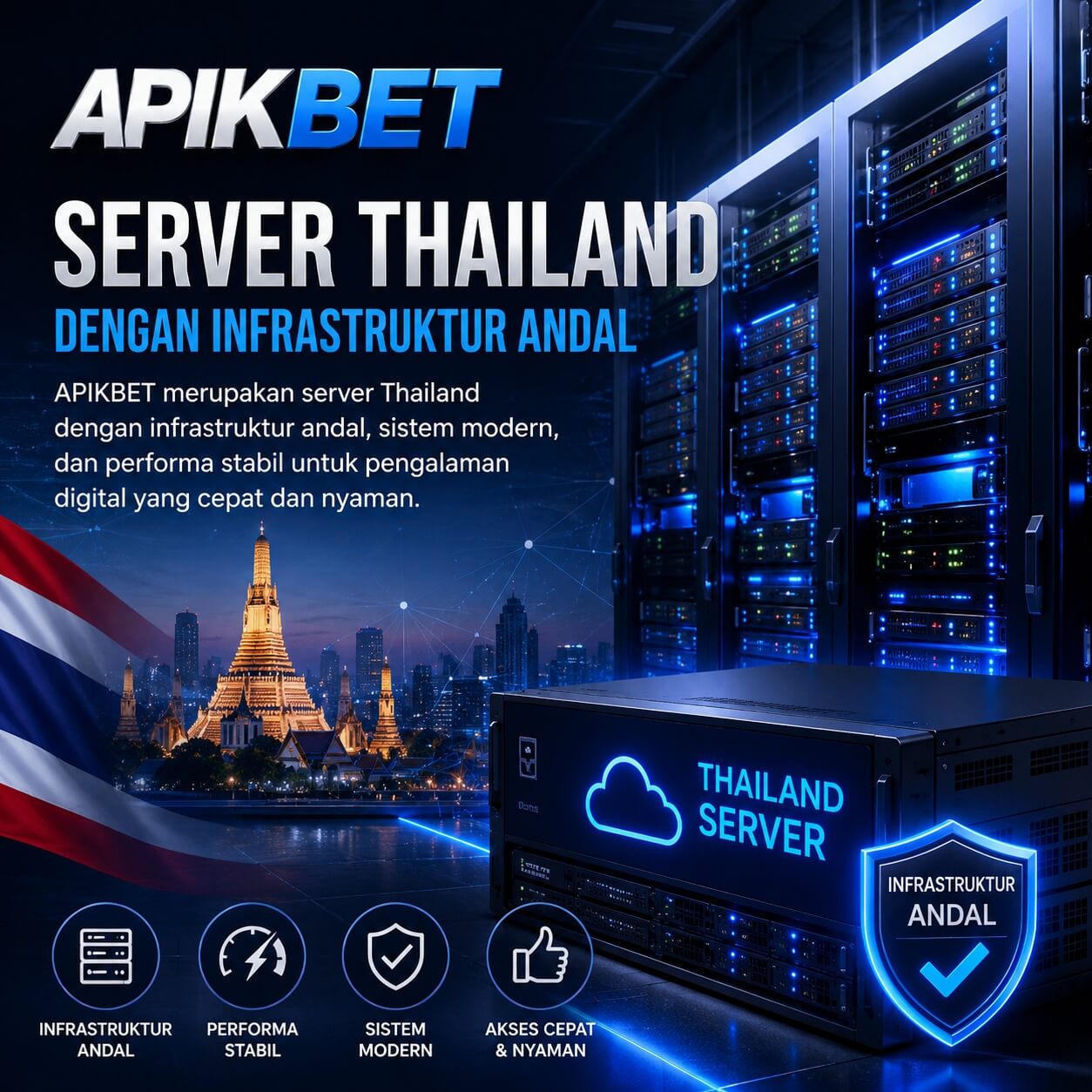 APIKBET88: Server Thailand dengan Infrastruktur Andal